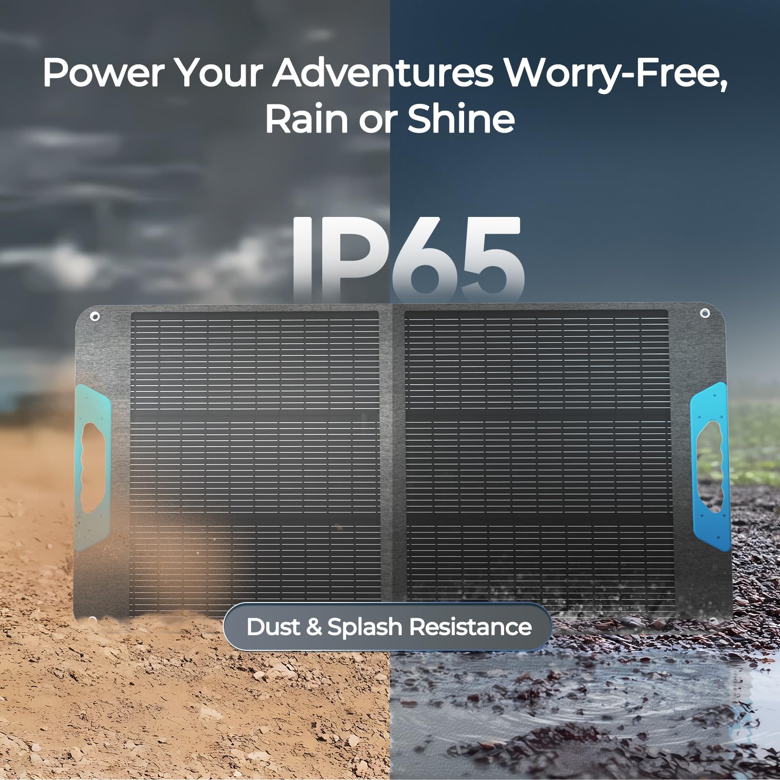 Renogy 100 Watt Portable Solar Panel, N-Type Foladable 100W Solar Panels w/Kickstands, 25% High Efficiency Solar Charger for Power Station, USB-A&Type-C Output, for Camping, RV, SUV, Off-Grid Outdoor - Image 6