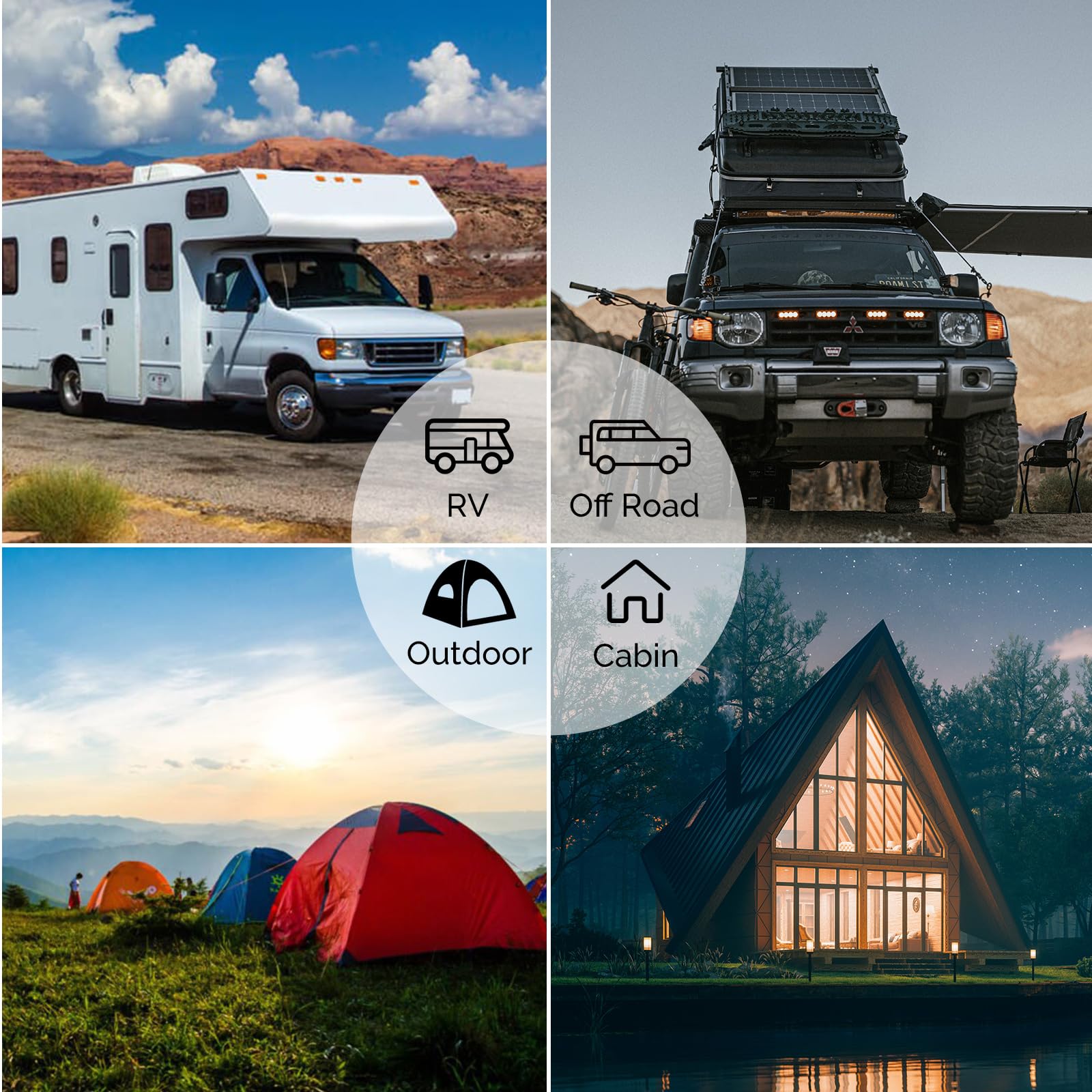 Renogy 200W 12V Portable Solar Panel Suitcase with Waterproof 20A Charge Controller, Foldable 200W Solar Panel with Adjustable Kickstand, Solar Charger for Power Station, RV, Camping, Off Grid - Image 8