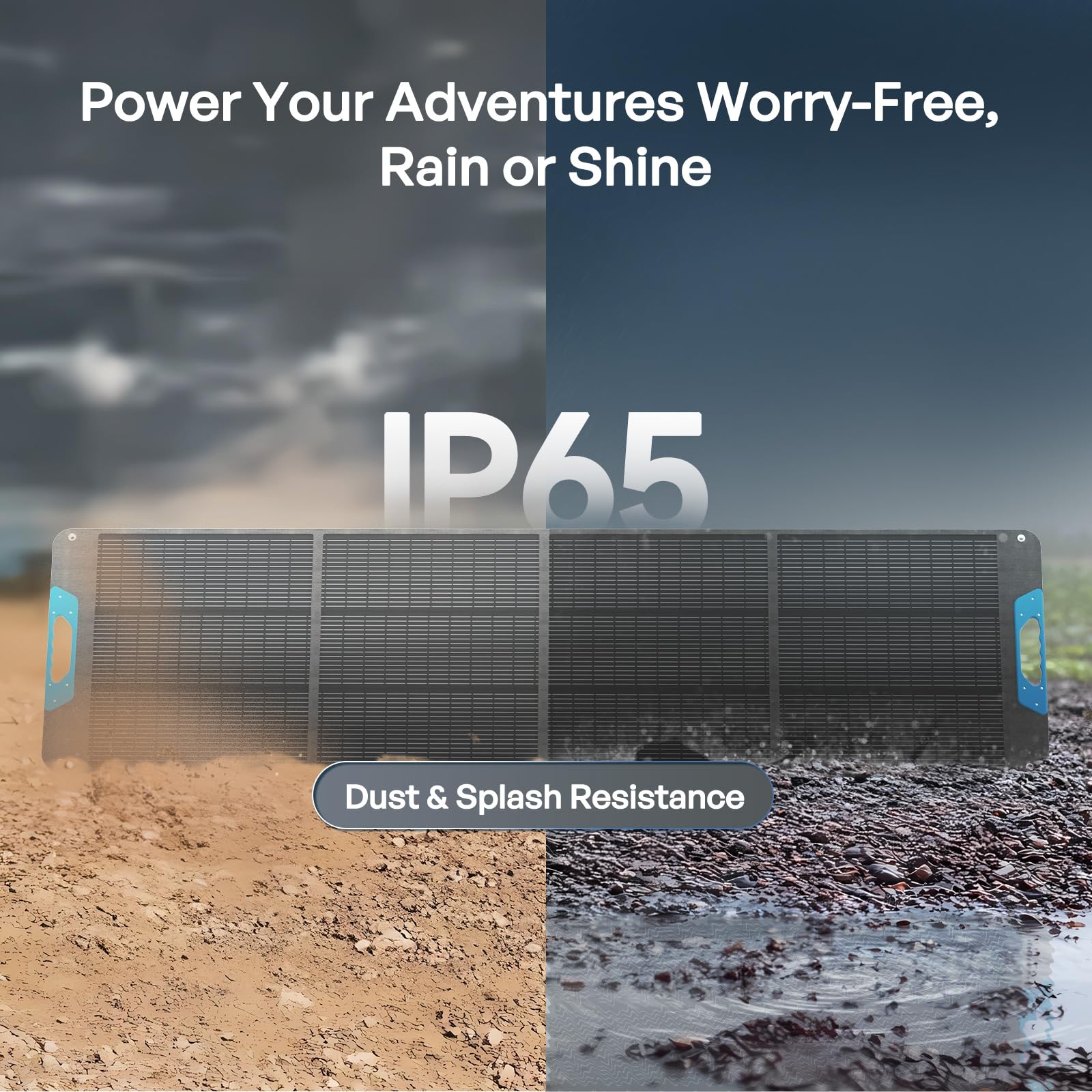 Renogy 200W Portable Solar Panel, IP65 Waterproof Foldable Solar Panel Power Backup, Solar Charger for Power Station RV Camping Off Grid - Image 6