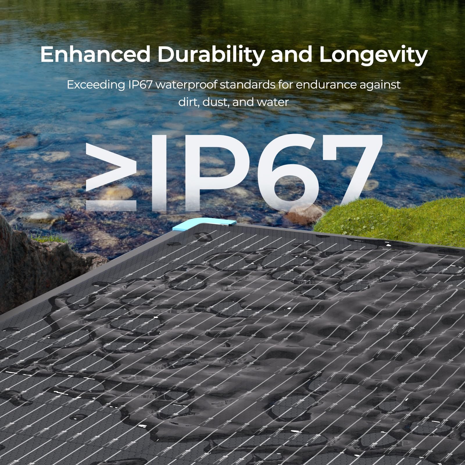 Renogy 300W Portable Solar Panel Suitcase, 25% High Efficiency N-Type Foldable Solar Charger for Power Station, Durable for Decades, 17% Lighter with Kickstands, for RV Camping Off-Grid Blackouts - Image 4