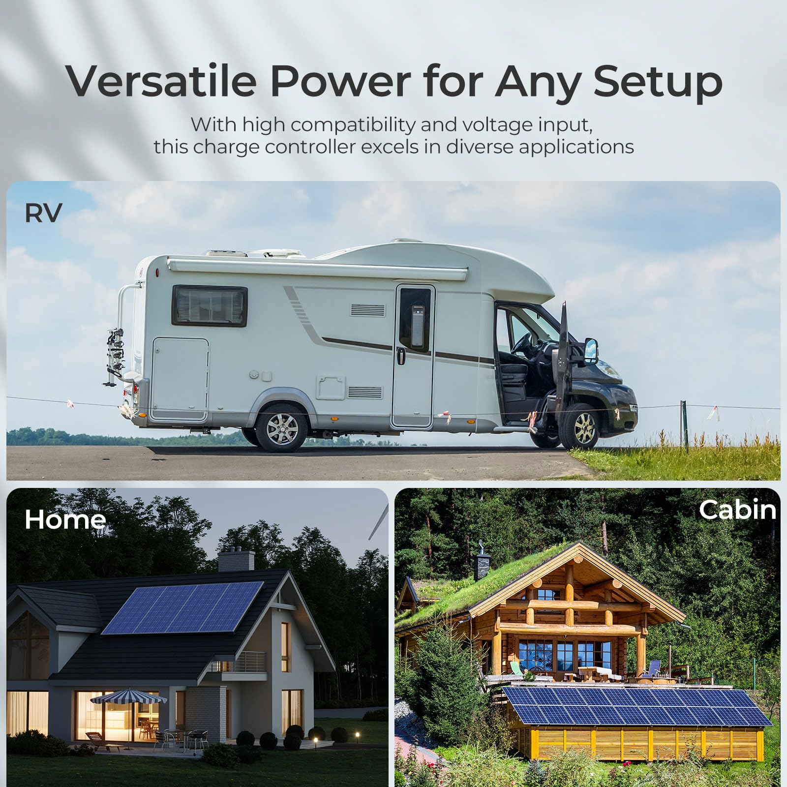 Renogy 60A MPPT Solar Charge Controller 12V/24V/36V/48V Auto, 150V Maximum Solar Input, Compatible with Lithium AGM Gel Batteries, for Home RV Marine Workshop, Rover Lite 60A - Image 8