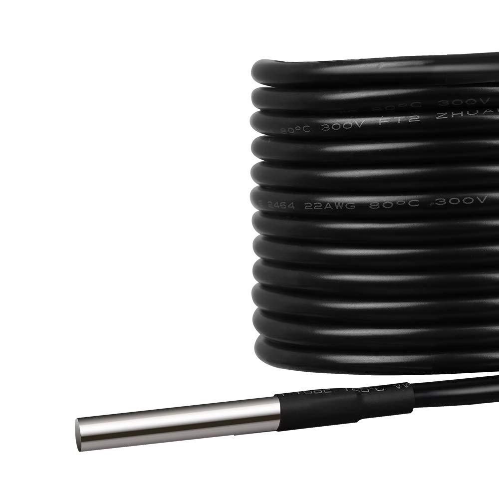 Renogy Battery Temperature Sensor Solar Panel for New Edition Voyager Charge Controllers, Black - Image 3