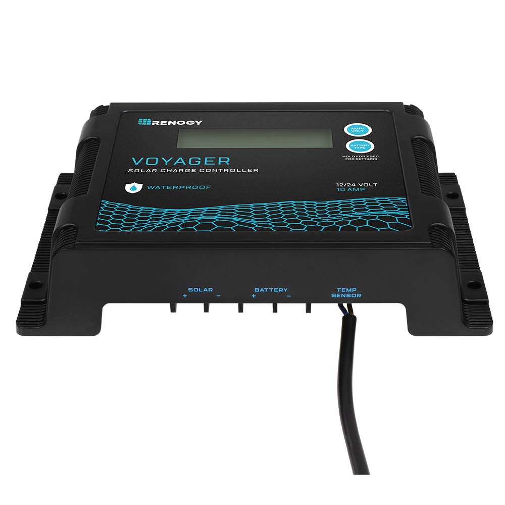 Renogy Battery Temperature Sensor Solar Panel for New Edition Voyager Charge Controllers, Black - Image 7