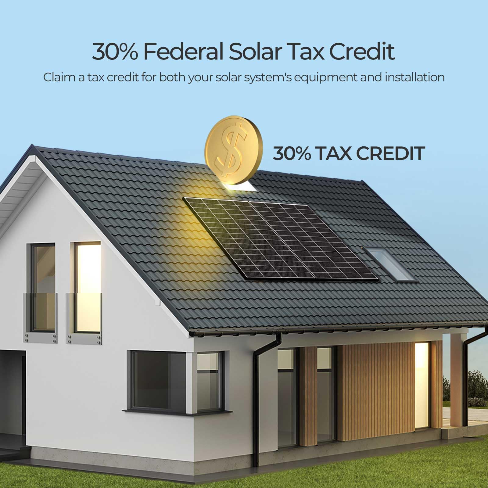 Renogy 2pcs 320W Solar Panels 24V N-Type Monocrystalline On/Off Grid 640W for RV Boat Shed Farm Home House Rooftop Residential Commercial House, 2 Pieces - Image 6